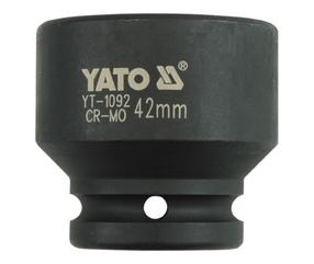 Šešiakampis smūginis lizdas Yato YT-1092, HEX, 57 mm, 42 mm, 3/4"