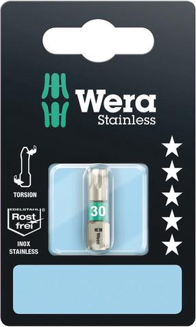 Бита для отвертки Wera 3867/1, T30, 25 мм, 1/4"