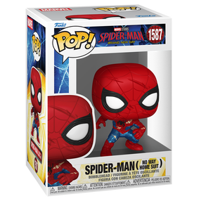 Фигурка-игрушка Funko POP! Spider-Man No Way Home Suit 1587, 9 см, синий цв./красный цв.