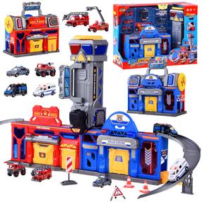 Автомобильная стоянка City Action Racing Team ZA4361, многоцветный