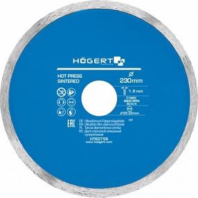 Deimantinis diskas GE HT6D758, 230 mm x 22.23 mm x 1.8 mm