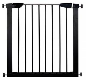 Drošības vārtiņi Springos SG0002CC, 138 cm x 74 cm, melna krās.
