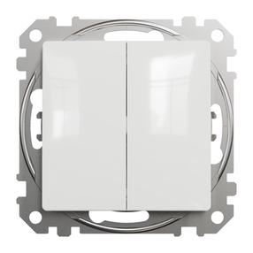 Pārslēgi Schneider Electric Sedna Design, 2 kl, balts krās.