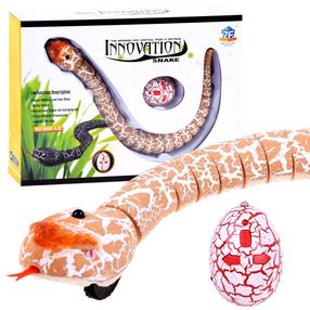 Игрушечное животное змея ZF Innovation, 38 см, oранжевый цв.
