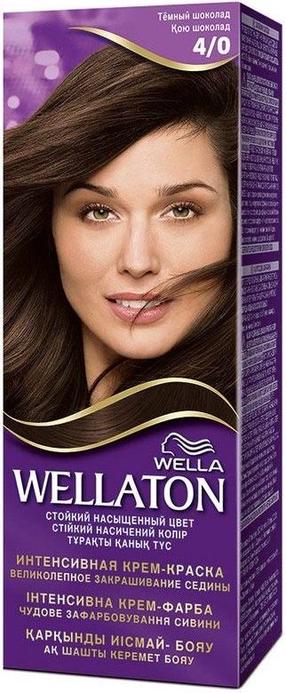 Plaukų dažai Wella Wellaton Maxi Single, dark chocolate sp., Dark Chocolate 4/0, 110 ml
