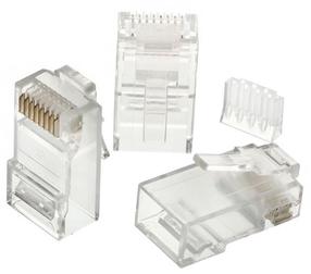 Ühendus A-Lan CAT 6 UTP, 100 tk, läbipaistev v.