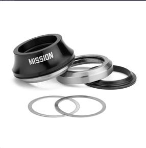 Dviračio guolis Mission Turret Headset Black, aliuminis, sidabro sp./juoda sp.