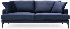 Sofa Hanah Home Papira 560ARE1308, tamsiai mėlyna sp., 205 x 90 cm x 88 cm