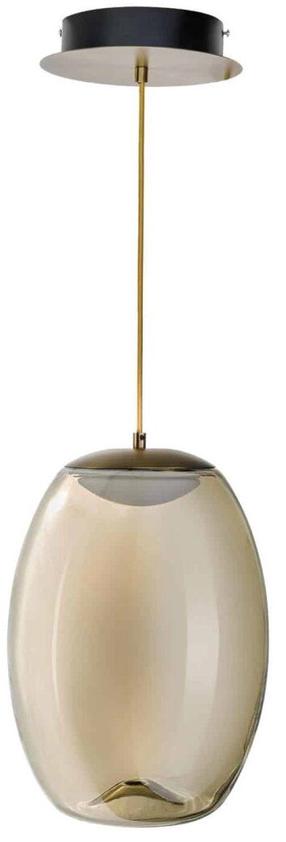 Šviestuvas kabinamas AZzardo Helena B AZ3342, LED, 3000 °K, 1 x 14 W, pilka sp. / juoda sp.
