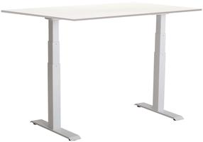 Kompiuterio stalas reguliuojamo aukščio Sun-Flex EasyDesk Adapt VI, 160 cm x 80 cm, 62 - 127 cm, balta sp.