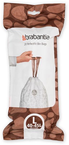 Šiukšlių maišai Brabantia PerfectFit 138607, 45 l, 20 vnt.