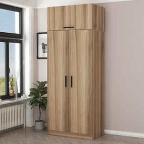 Шкаф Kalune Design Kale Oak 2238, дубовый цв., 52 см x 90 см x 255 см