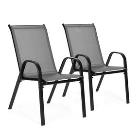 Lauko kėdžių rinkinys ModernHome, pilka sp., 72 cm x 55 cm x 90.5 cm, 2 vnt.