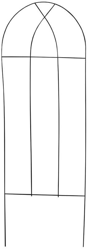 Augalo atrama Besk, 180 cm x 60 cm, metalas, juoda sp.