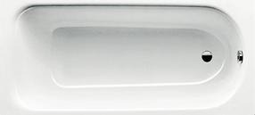 Vanna, iebūvējams Kaldewei Saniform Plus 363-1, 170 cm x 70 cm x 41 cm, taisnstūris, balta krās.