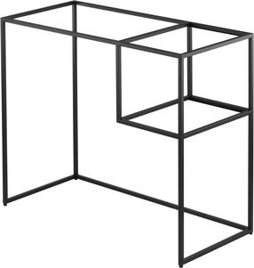 Kraanikausi raam Deante Correo, must v., 90 cm x 40 cm x 76 cm