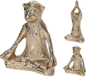 Dekoratyvinė figūrėlė, "beždžionė" Mondex, aukso sp./(spalva/dizainas parenkami atsitiktine tvarka), 14 cm x 5.5 cm x 10 cm