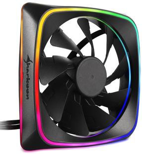Õhkjahuti korpusele Sharkoon Shark Lights RGB 120mm, 120 mm x 120 mm