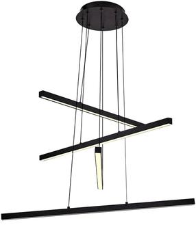 Lampa karināms Opviq L1244 414LRC1245, LED, 3000 °K, 4 x 13 W, balta krās. / melna krās.