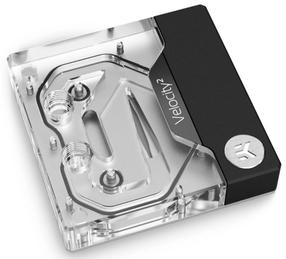 Rezervuārs EK Water Blocks EK-Quantum Velocity², caurspīdīga krās./sudraba krās./melna krās.