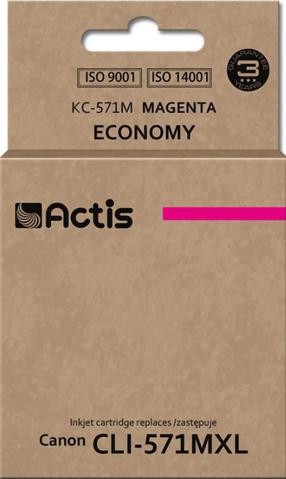 Rašalinio spausdintuvo kasetė Actis Standard KC-571M, raudona sp., 12 ml