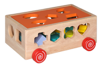 Lavinimo žaislas Wooden Sorter, įvairių spalvų