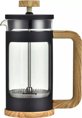  Kavinukas French Press Klausberg, 0.6 l, juoda sp./rusva sp.