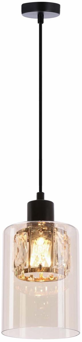 Šviestuvas lubų Candellux Lighting Ducato 31-51578, E27, 1 x 40 W, gintaro sp. / juoda sp.