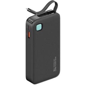 Lādētājs-akumulators (Power bank) Usams XY Series US-CD225, 10000 mAh, 20 W, melna krās.
