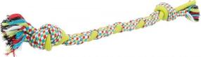 Žaislas šuniui, virvinis Trixie Play Rope With Woven 35698, 50 cm, įvairių spalvų