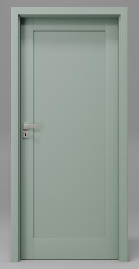 Vidaus durų varčia Domoletti DOMINO, dešininės, žalia sp., 204 x 84.4 x 4 cm