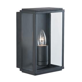 Õue seinavalgusti Searchlight 8204BK, 60W, E27, IP44, must v., 16 cm x 25 cm