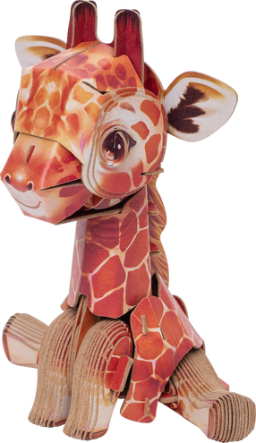 3D пазл MakeBug Giraffe MB-D-0042, 10 см x 5 см, коричневый цв.