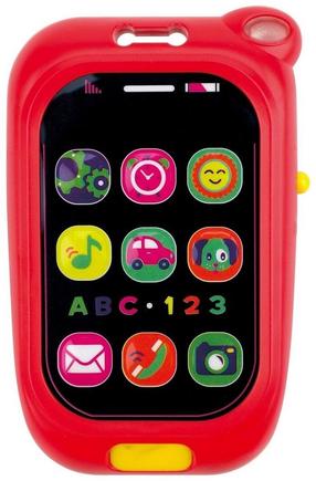 Žaislinis telefonas K's Kids Intelligent, 2.8 cm, raudona sp.