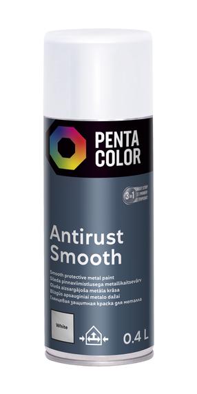 Krāsu aerosoli Pentacolor Smooth Effect, dekoratīvie, balts krās., 0.4 l