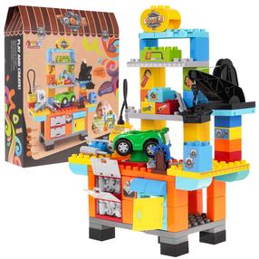 Žaislinių kaladėlių rinkinys Mega Tools, 92 vnt.
