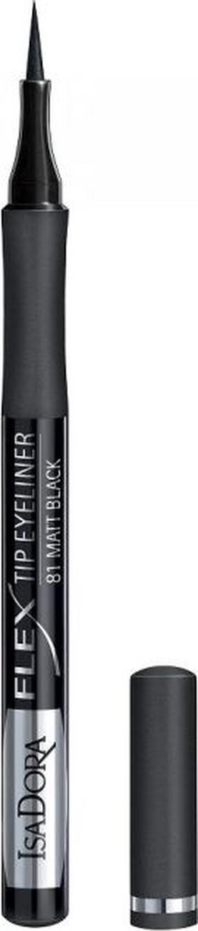 Acu zīmulis IsaDora Flex Tip Eyeliner Matt, 1.1 ml, melna krās. 81