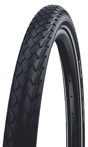Велосипедная шина Schwalbe Marathon HS620, резина, черный цв., 27.5", 2.15"