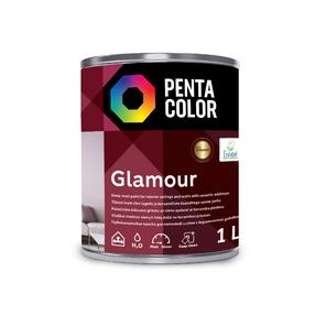 Dispersiniai dažai Pentacolor Glamour, balta sp., 1 l