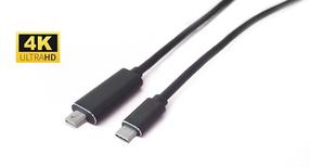 Kabelis MicroConnect USB3.1CMDP2 USB Type-C, Mini Displayport, 2 m, juoda sp.