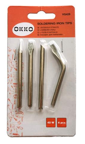 Antgalių rinkinys Okko VG428, 4 vnt.