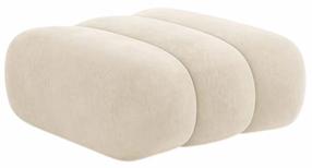 Pufas Cosmopolitan Design Koge Vogue 1, šviesiai smėlinė, 95 cm x 95 cm x 40 cm