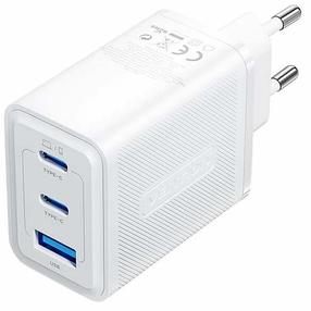 Telefono įkroviklis Vention FERW0-EU, USB Type A/2 x USB Type C, balta sp., 65 W