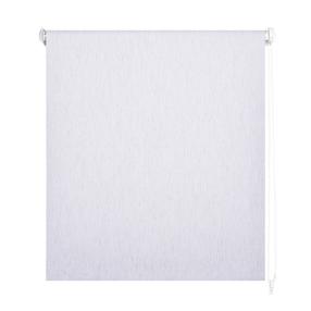 Ruloo Domoletti Blackout Silv 063, valge v./hõbe v., 60 cm x 185 cm