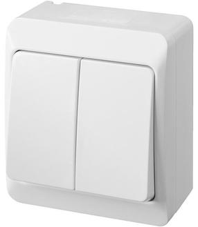 Jungiklis Elektro-Plast Hermes 0332-02, 2kl, baltos sp.