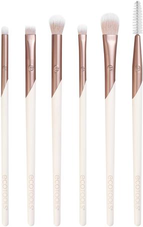 Šepetėlių rinkinys Ecotools Luxe Exquisite Eye 3221, 6 vnt., ruda sp.