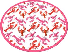 Vonios grindų kilimėlis Foutastic Homard 359CHL4845, įvairių spalvų, 200 cm x 200 cm, Ø 200 cm