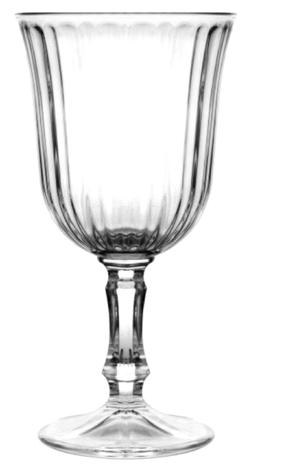 Vīna glāžu komplekts Hermia Splendid, stikls, 0.24 l, 4 gab., zelta krās.