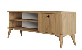 TV staliukas Kalune Design Retro 1562, ruda sp., 29.5 cm x 120 cm x 44.6 cm