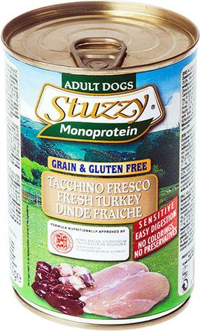 Šlapias šunų maistas Stuzzy Monoprotein Adult, kalakutiena, 0.4 kg